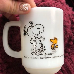 Snoopy fire king coffee mug